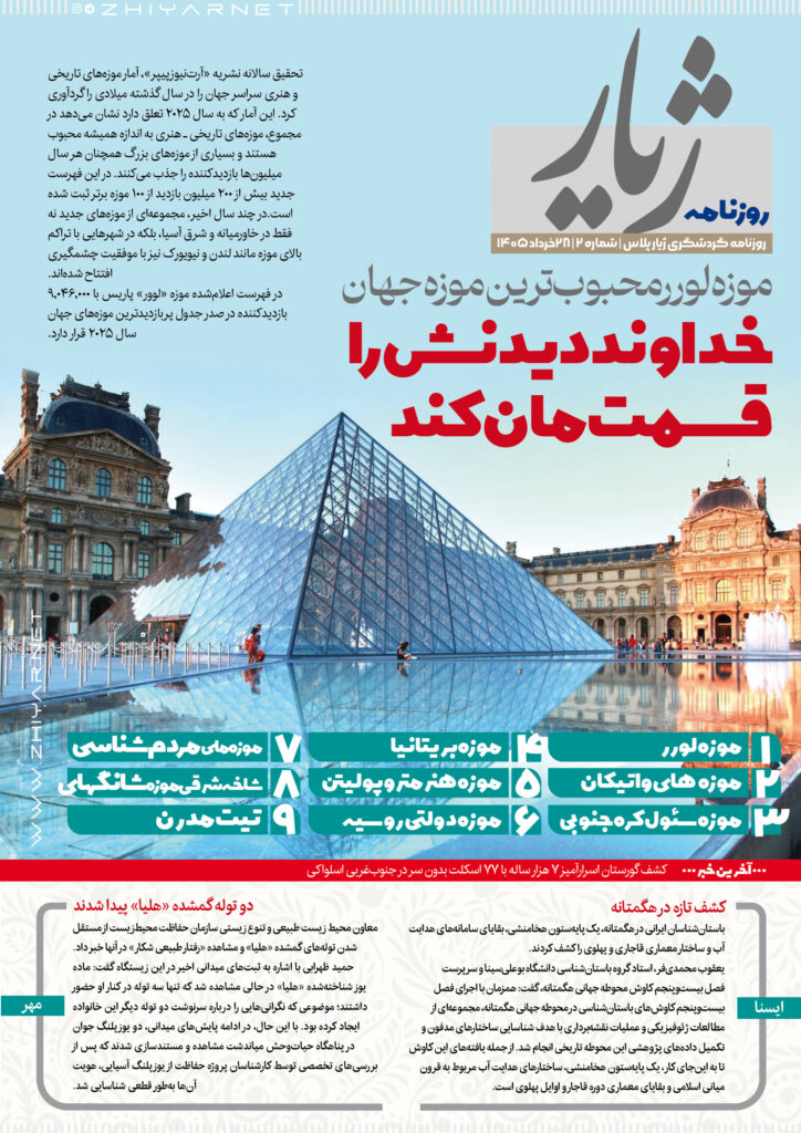 روزنامه گردشگری ژیار
