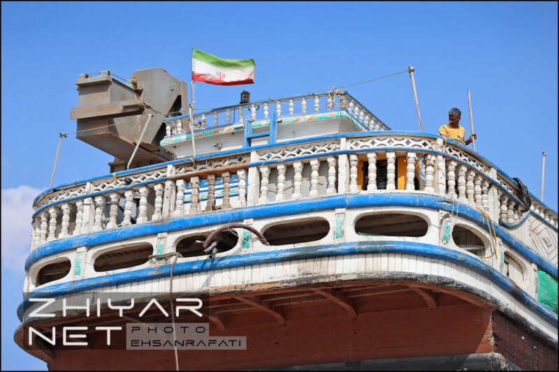 لنج‌سازی جداف بندرکنگ
